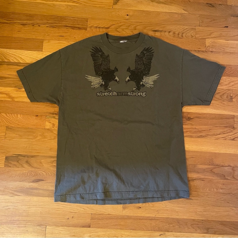 Graphic Men's T-Shirt - Olive Green
